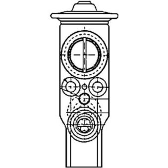 Détendeur, climatisation MAHLE OEM 6461H5