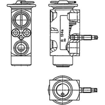 Détendeur, climatisation MAHLE AVE 60 000P pour BMW Série 5 530 d - 218cv