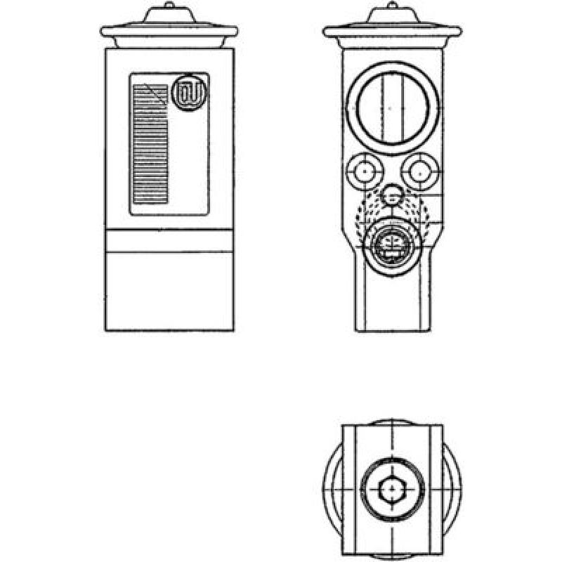Détendeur, climatisation MAHLE AVE 62 000P - Visuel 1