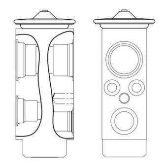Détendeur, climatisation MAHLE OEM A2218300584 Détendeur, climatisation MAHLE OEM A2218300584