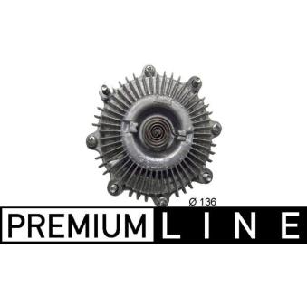 Embrayage, ventilateur de radiateur MAHLE [CFC 164 000P]