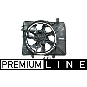 Ventilateur, refroidissement du moteur MAHLE [CFF 127 000P]