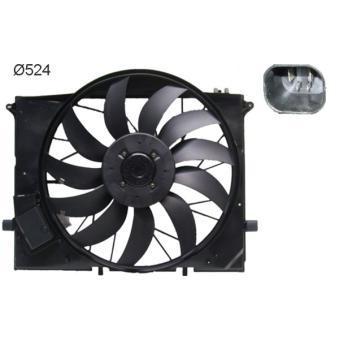 Ventilateur, refroidissement du moteur MAHLE [CFF 172 000S]