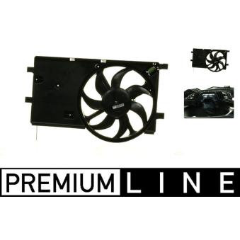 Ventilateur, refroidissement du moteur MAHLE OEM 1253q9