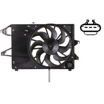Ventilateur, refroidissement du moteur MAHLE OEM 1S4H8C607BA