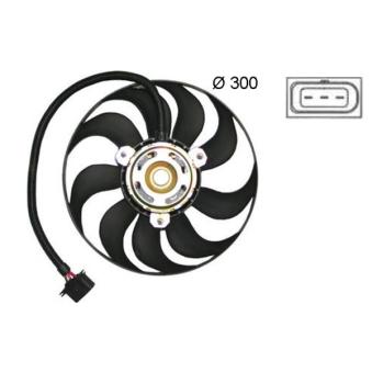 Ventilateur, refroidissement du moteur MAHLE OEM 6QD959455C