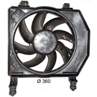 Ventilateur, refroidissement du moteur MAHLE OEM 1017985