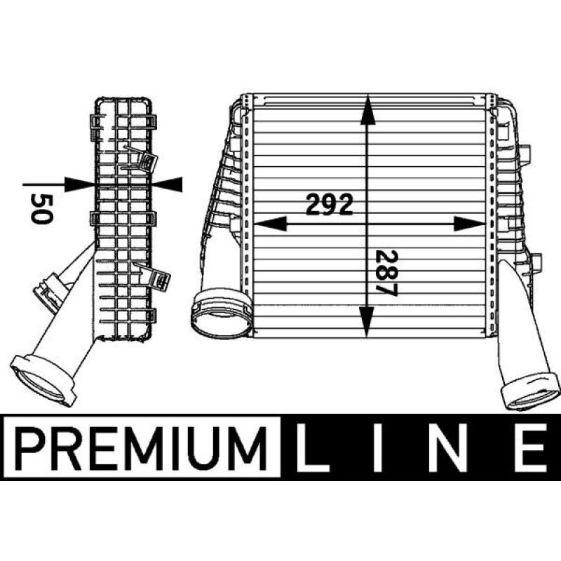 Intercooler, échangeur MAHLE CI 141 000P - Visuel 1