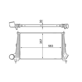 Intercooler, échangeur MAHLE CI 300 000S