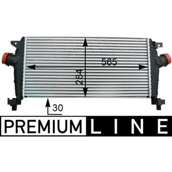 Intercooler, échangeur MAHLE OEM 13267646
