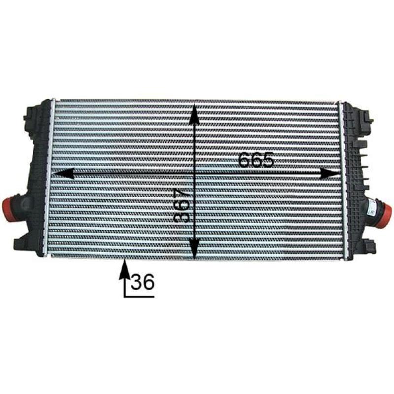 Intercooler, échangeur MAHLE CI 364 000P - Visuel 2