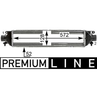 Intercooler, échangeur MAHLE OEM 51833975