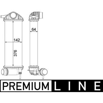 Intercooler, échangeur MAHLE CI 477 000P