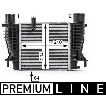 Intercooler, échangeur MAHLE OEM 14461EM00A