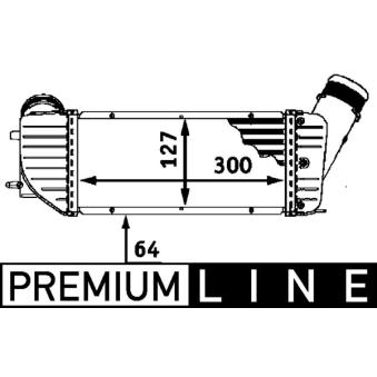 Intercooler, échangeur MAHLE CI 66 000P