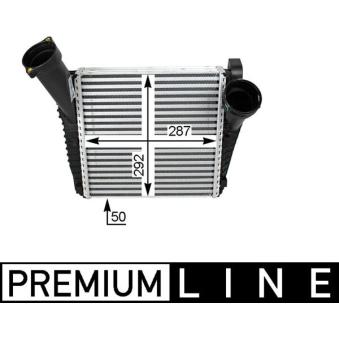 Intercooler, échangeur MAHLE OEM 7L0145803