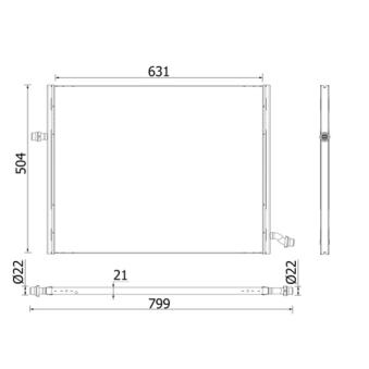 Radiateur basse température, intercooler MAHLE CIR 37 000P