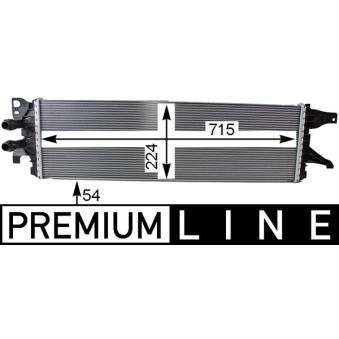 Radiateur basse température, intercooler MAHLE CIR 8 000P pour VOLKSWAGEN MULTIVAN 2.0 TDI - 204cv