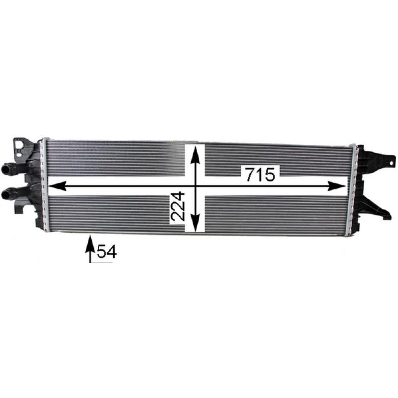 Radiateur basse température, intercooler MAHLE CIR 8 000P - Visuel 1