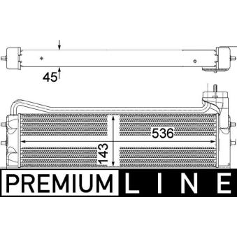 Radiateur d'huile MAHLE CLC 110 000P pour BMW Série 6 M6 - 507cv