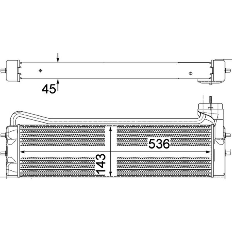 Radiateur d'huile MAHLE CLC 110 000P - Visuel 2