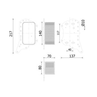 Radiateur d'huile MAHLE OEM 4423048