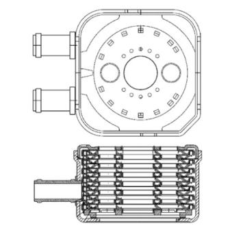 Radiateur d'huile MAHLE OEM 28117021