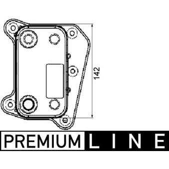 Radiateur d'huile MAHLE OEM 6111880101
