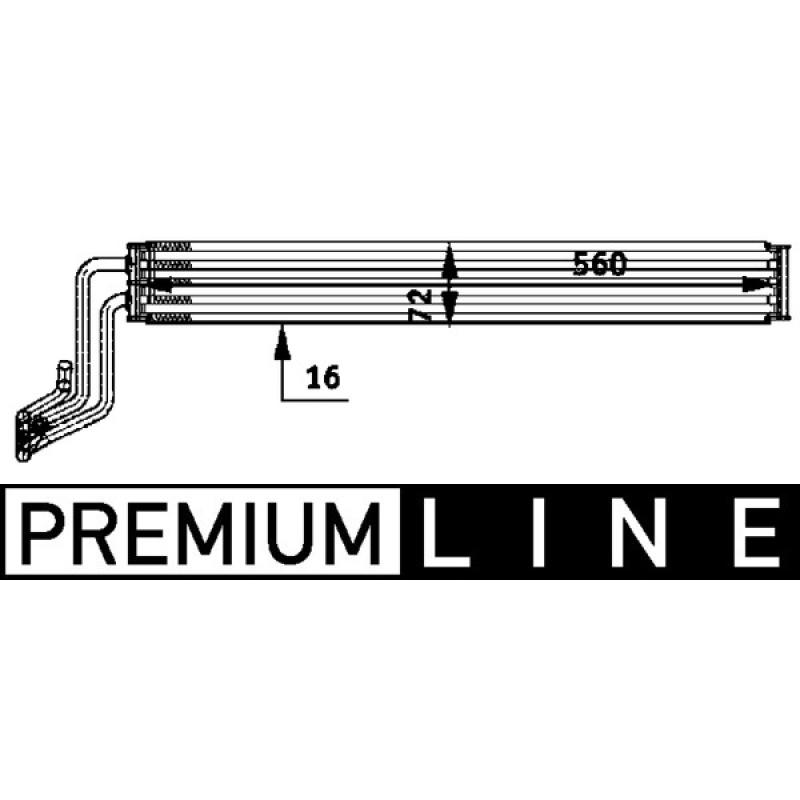 Radiateur d'huile, direction MAHLE CLC 48 000P - Visuel 1