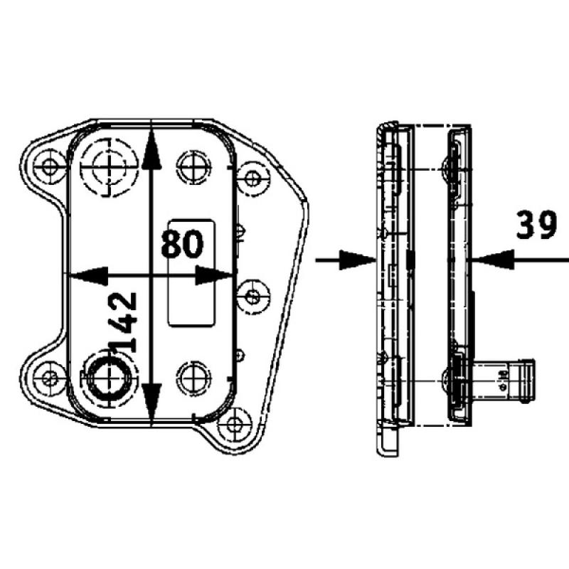 Radiateur d'huile MAHLE CLC 52 000P - Visuel 1
