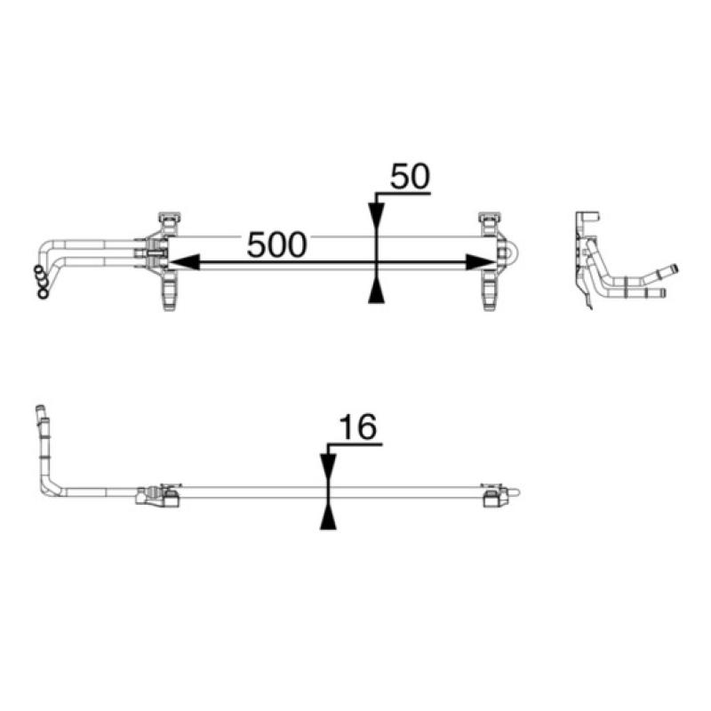 Radiateur d'huile MAHLE CLC 81 000P - Visuel 1