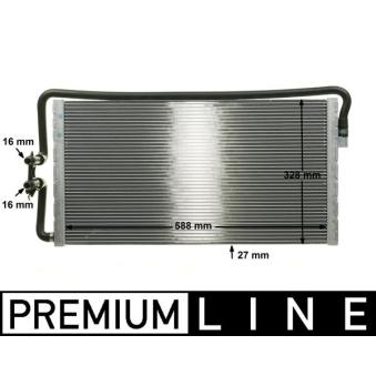 Radiateur basse température, intercooler MAHLE OEM 17112284244 Radiateur basse température, intercooler MAHLE OEM 17112284244
