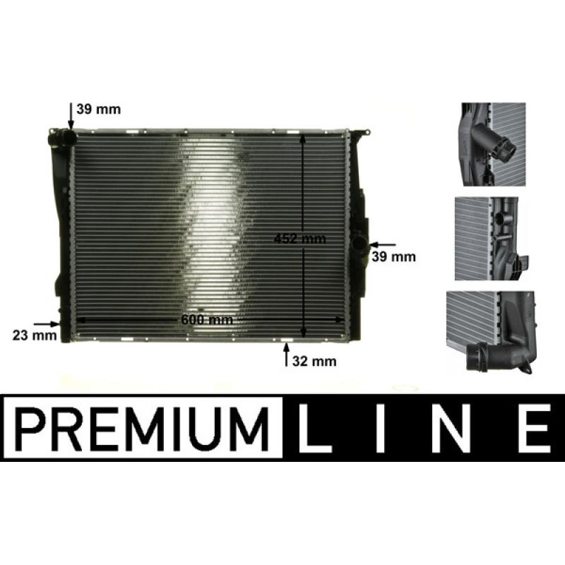 Radiateur, refroidissement du moteur MAHLE CR 1090 000P - Visuel 1