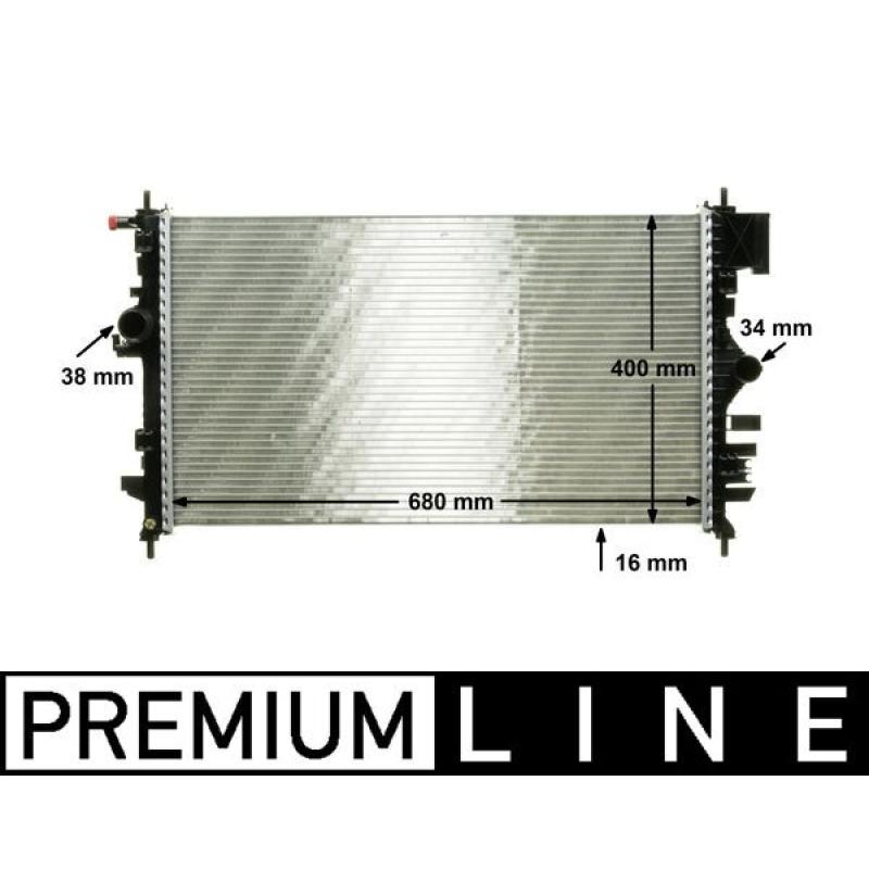 Radiateur, refroidissement du moteur MAHLE CR 1099 000P - Visuel 1