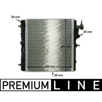 Radiateur, refroidissement du moteur MAHLE OEM 2531002100 Radiateur, refroidissement du moteur MAHLE OEM 2531002100