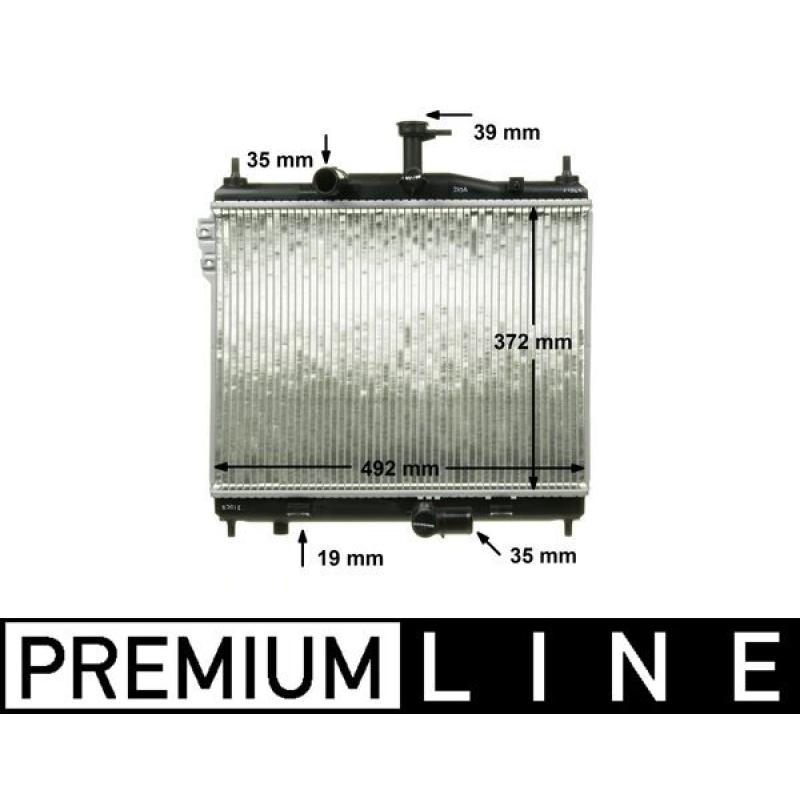 Radiateur, refroidissement du moteur MAHLE CR 1117 000P - Visuel 1