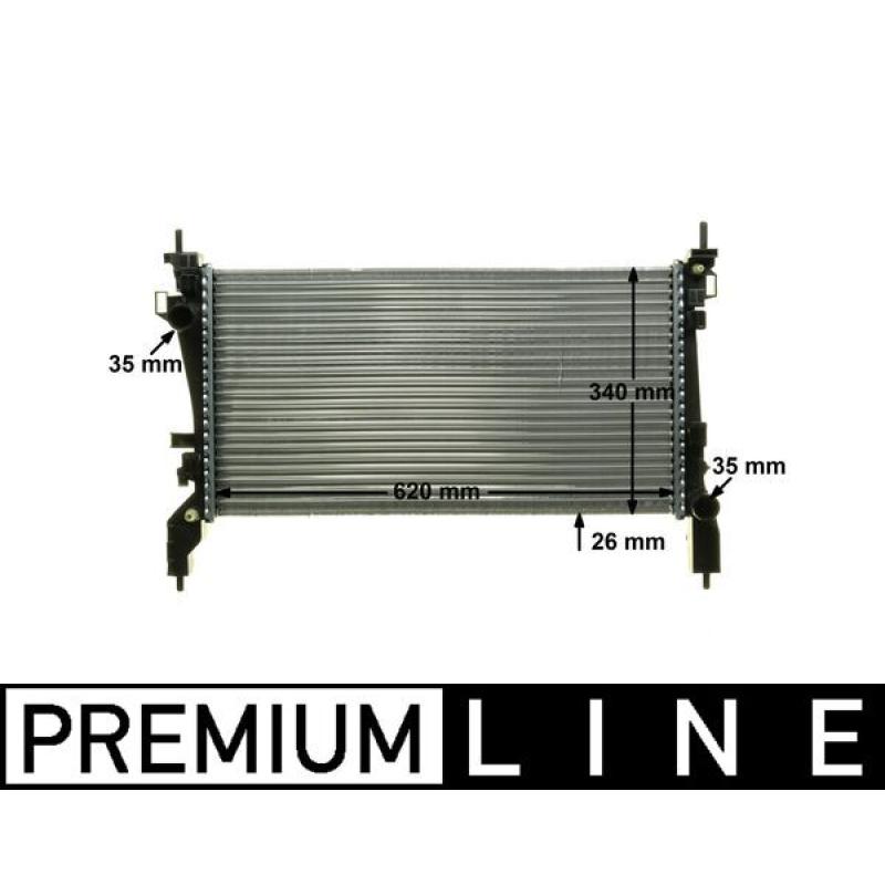 Radiateur, refroidissement du moteur MAHLE CR 1130 000P - Visuel 1
