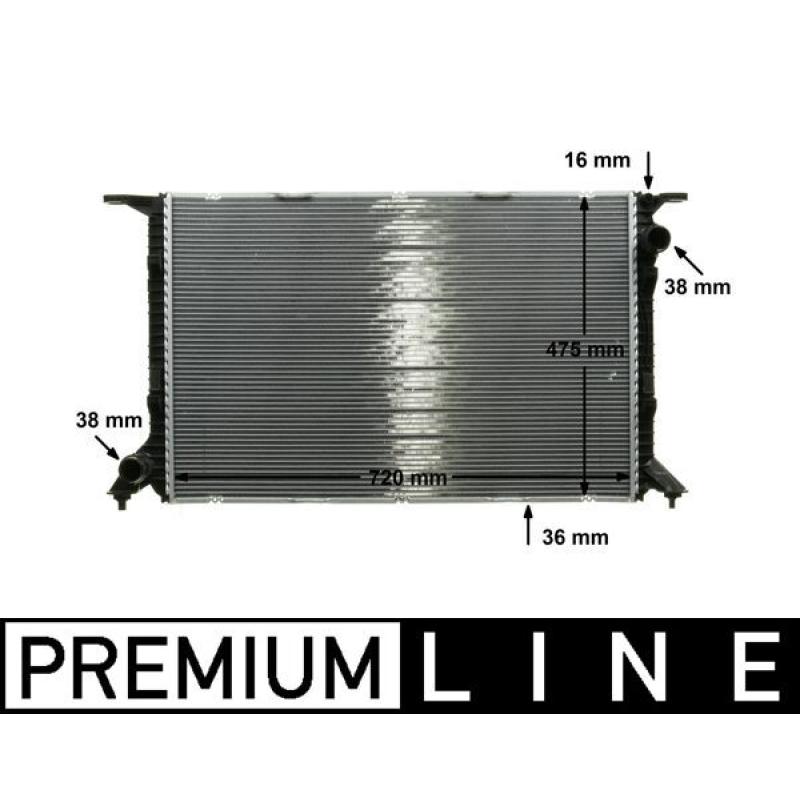 Radiateur, refroidissement du moteur MAHLE CR 1132 000P - Visuel 1