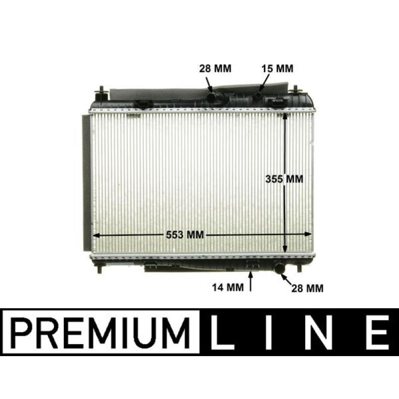 Radiateur, refroidissement du moteur MAHLE CR 1135 000P - Visuel 1