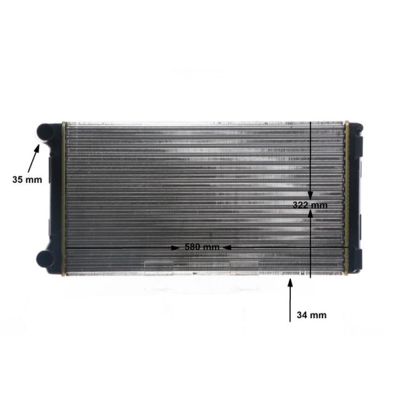 Radiateur, refroidissement du moteur MAHLE CR 125 000S - Visuel 2
