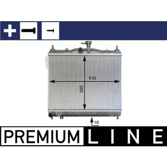 Radiateur, refroidissement du moteur MAHLE OEM 253101C100