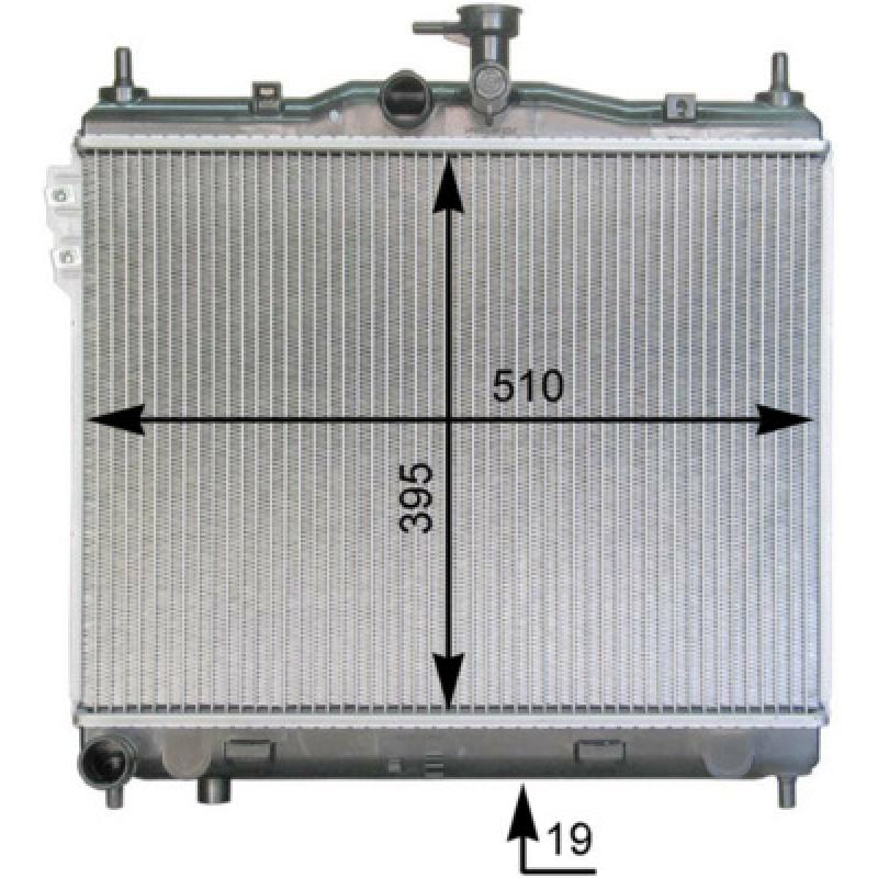 Radiateur, refroidissement du moteur MAHLE CR 1277 000P - Visuel 1