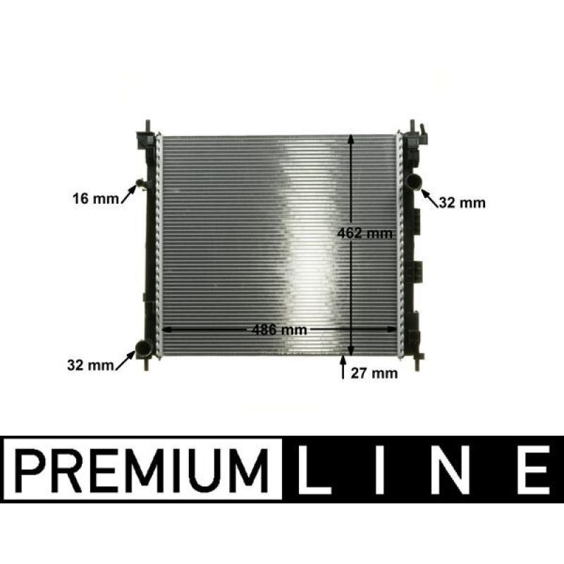 Radiateur, refroidissement du moteur MAHLE CR 1288 000P - Visuel 1