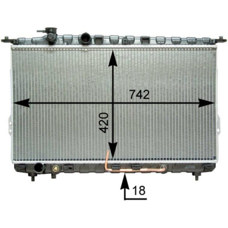 Radiateur, refroidissement du moteur MAHLE CR 1291 000P - Visuel 1