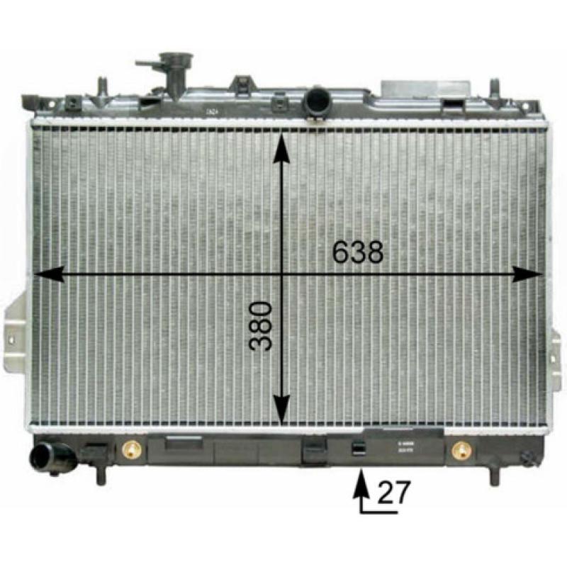 Radiateur, refroidissement du moteur MAHLE CR 1293 000P - Visuel 1