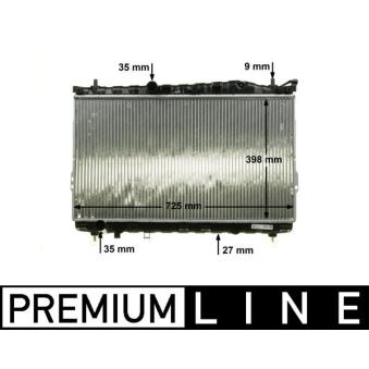 Radiateur, refroidissement du moteur MAHLE CR 1295 000P