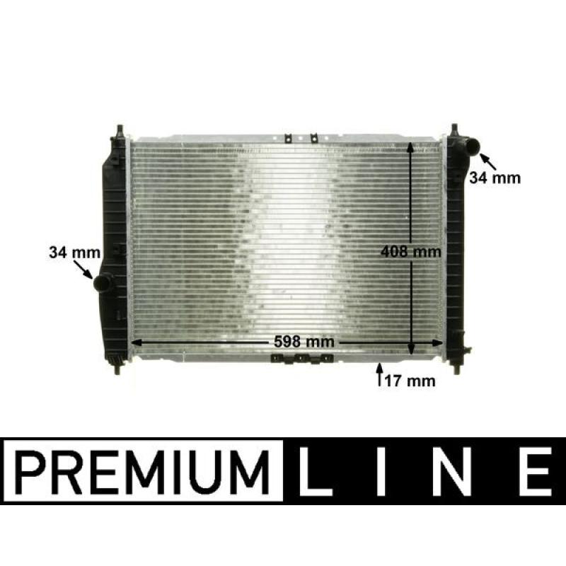 Radiateur, refroidissement du moteur MAHLE CR 1310 000P - Visuel 1