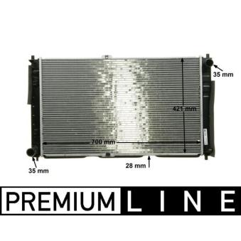 Radiateur, refroidissement du moteur MAHLE CR 1330 000P