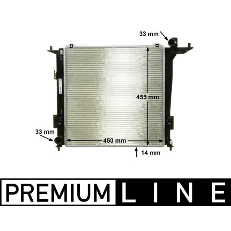 Radiateur, refroidissement du moteur MAHLE CR 1368 000P - Visuel 1