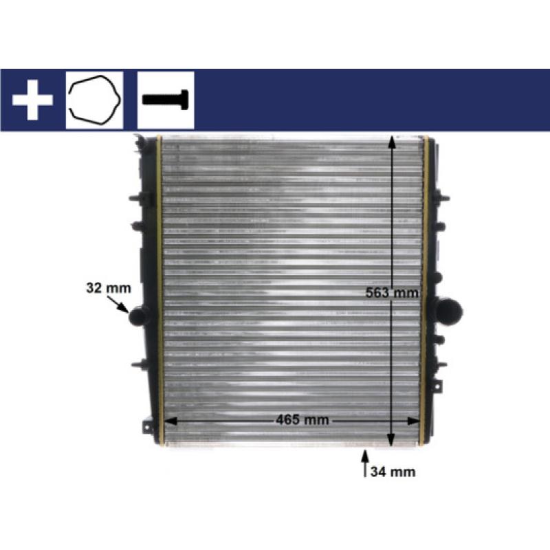 Radiateur, refroidissement du moteur MAHLE CR 1437 000S - Visuel 1